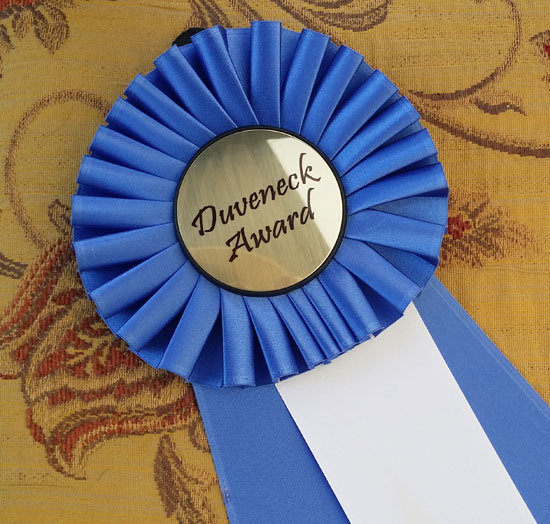 Duveneck award ribbon 2015