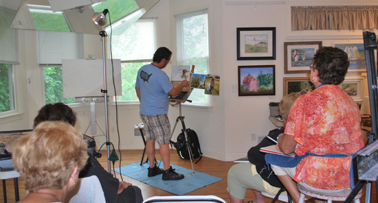 Daryl Urig National Workshop Tour - Demo Ocean County Artists Guild b 06 17 13